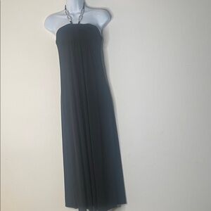 Ruby Rox Chic Black Strapless Maxi Dress